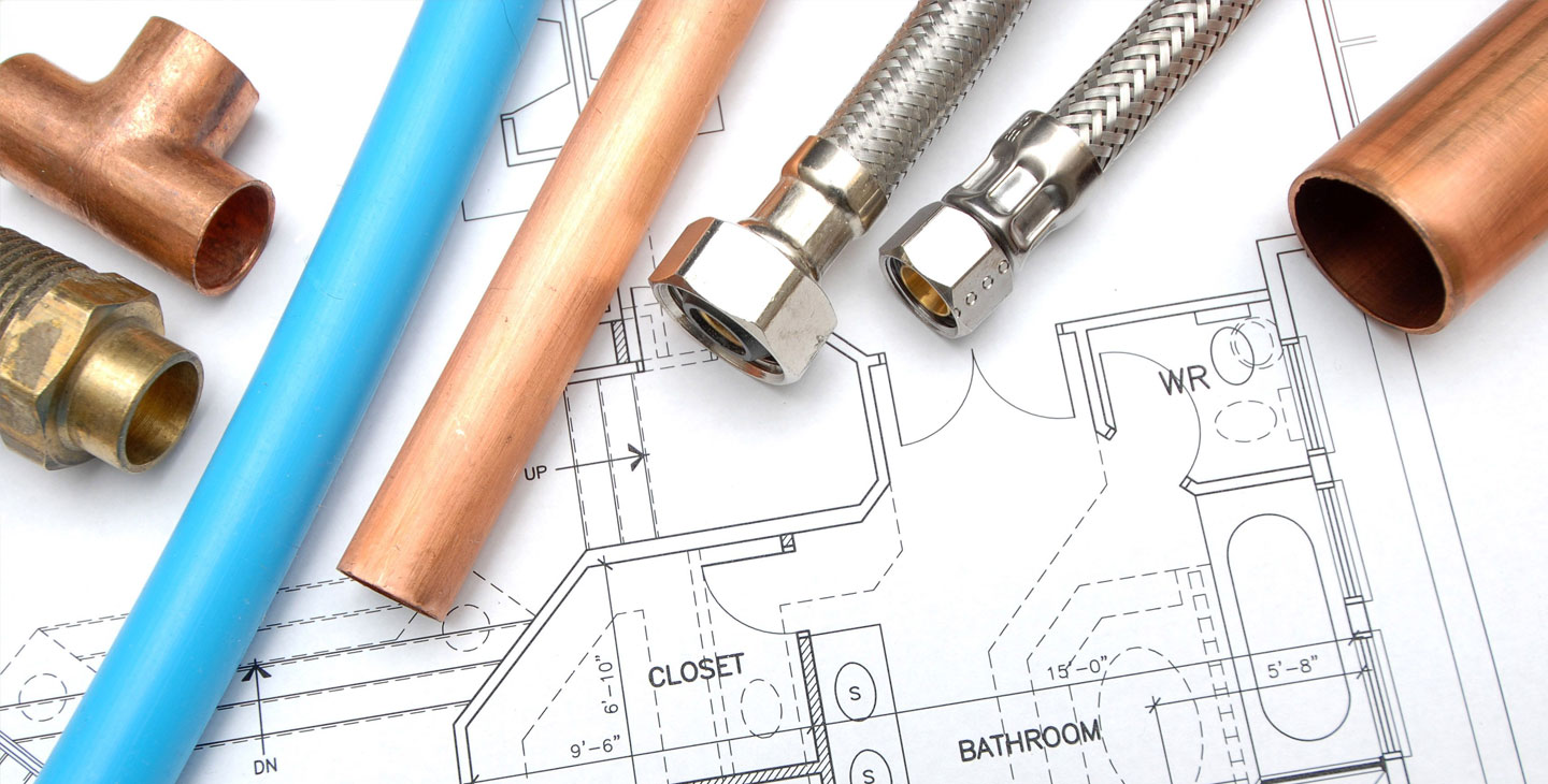 household blueprint plumbing piping image